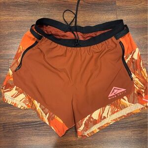 Men’s Nike Trail Dri Fit Running Shorts. Size L.